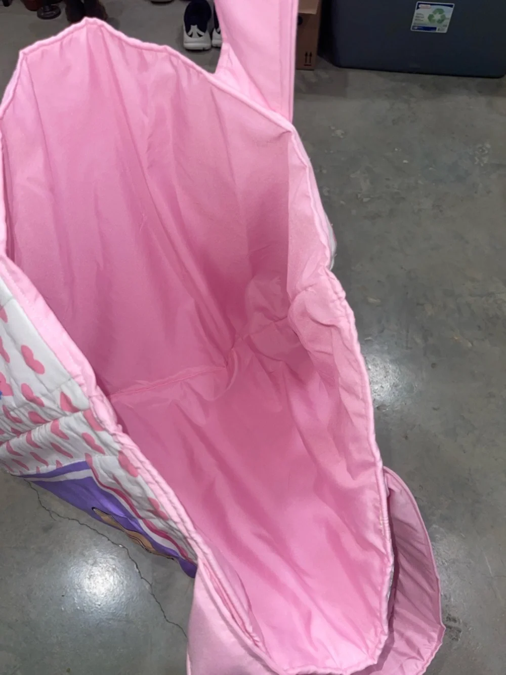 Pink & Purple Kids Tote Bag